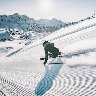 Skifahren in Obertauern im Winter