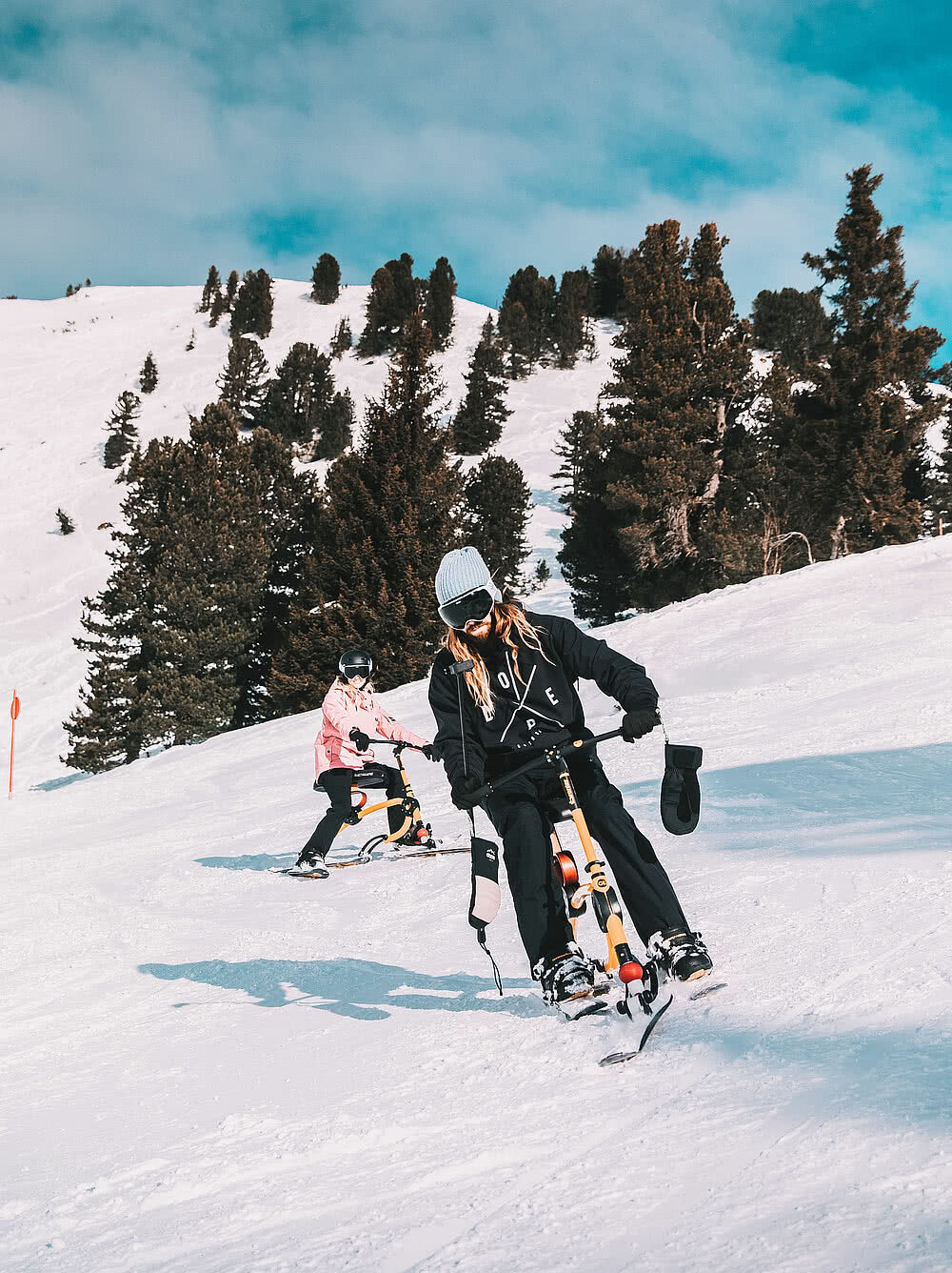 Snowbiken in Obertauern für actionreiche Wintertage