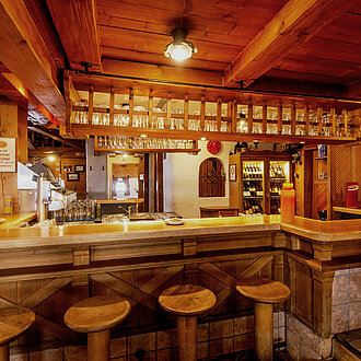 Innenansicht der Mankei Alm in Obertauern