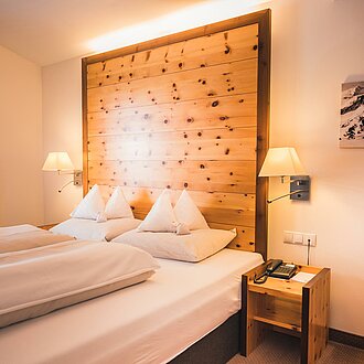gemütliche Doppelzimmer im Hotel Enzian in Obertauern