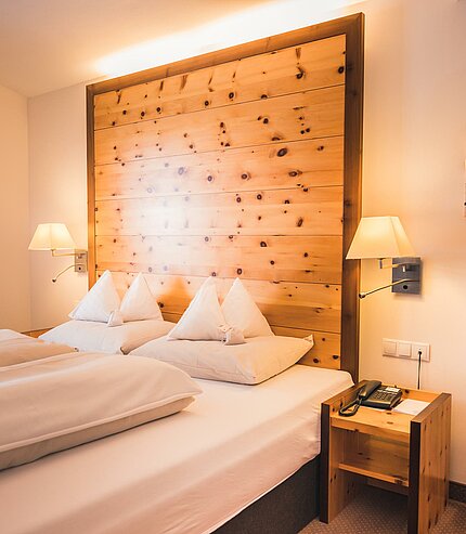 gemütliche Doppelzimmer im Hotel Enzian in Obertauern