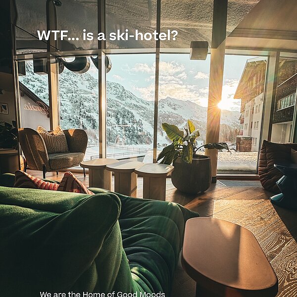 WTF another instagram trend, aber auf unserer Art! Welcome To Freedom. Welcome to Enzian. WTF is Enzian? Not your typical ski hotel. Obviously. #wtf #hotel #skiholidays #winterholidays #ski