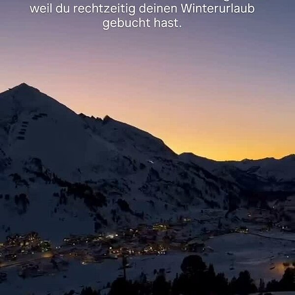 Manche haben Dienstagabend. Andere haben Obertauern. 🩵️ Your sign to book that winter getaway. Good Moods are waiting.