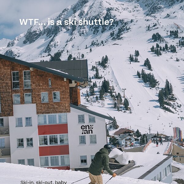 WTF another instagram trend, aber auf unserer Art! Welcome To Freedom. Welcome to Enzian. WTF is Enzian? Not your typical ski hotel. Obviously. #wtf #hotel #skiholidays #winterholidays #ski